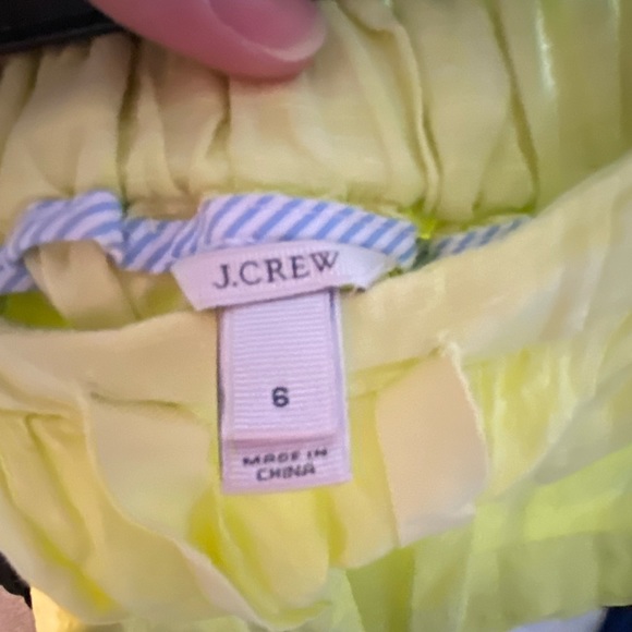 J Crew Yellow Linen Skirt - Picture 3 of 3